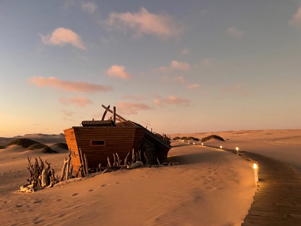 Namibia’s Skeleton Coast “Shipwreck Lodge”